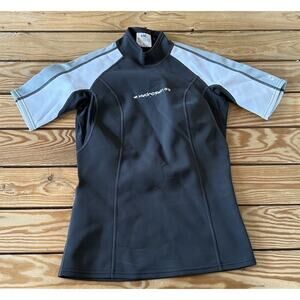 NRS Short Sleeve Wet Suit Top Size Small Women’s Gray